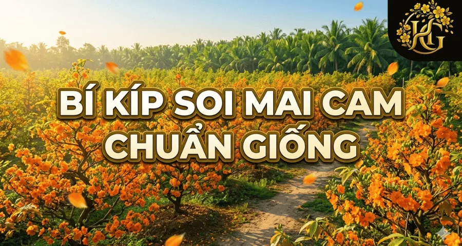 7 Cách Nhận Biết Mai Cam Thiên Lộc Chuẩn Giống 100%